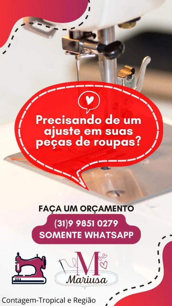 Costureira consertos e mais