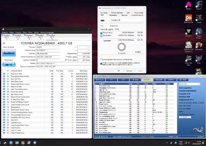 HD Externo Toshiba 4TB - Foto 2