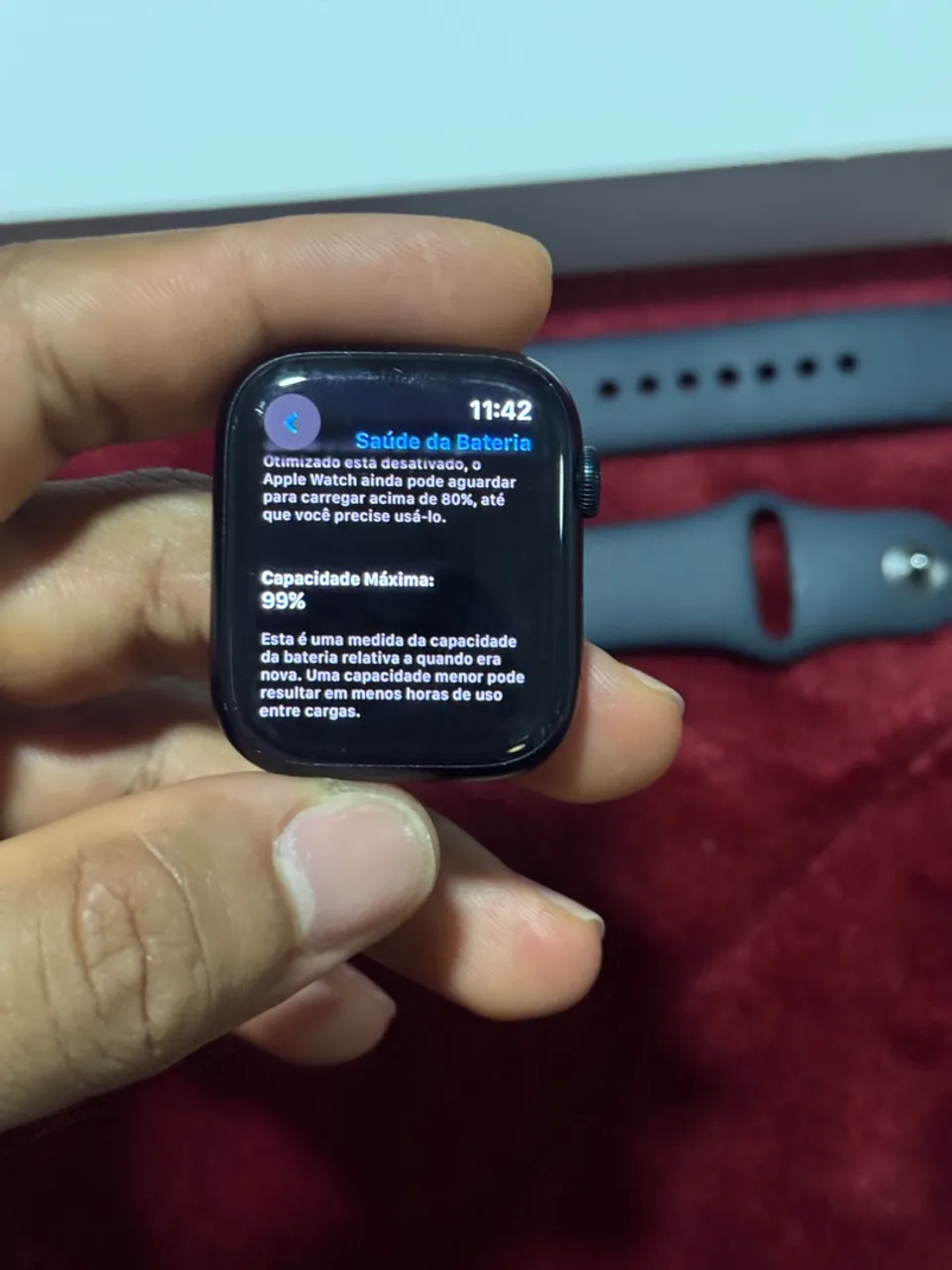 Apple Watch Series 9 - Saúde da Bateria 99%