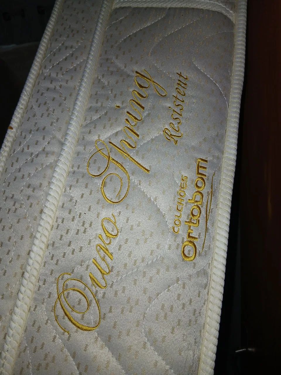 COLCHÃO OURO ORTOBOM + CAMA R$900 - Foto 2