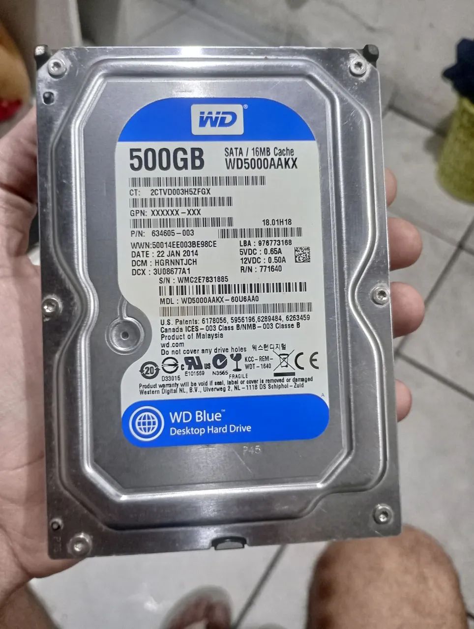 Ssd 480 GB64374415545474122