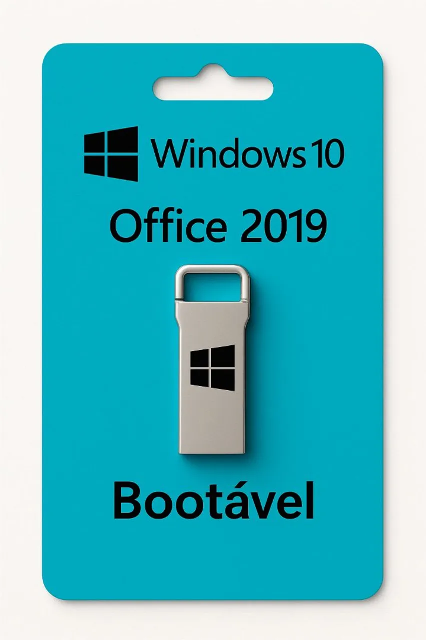 Pen Drive Bootável Windows 10 + Office 2019