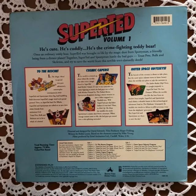 Laser Disk Superted Volume 1  - Foto 2