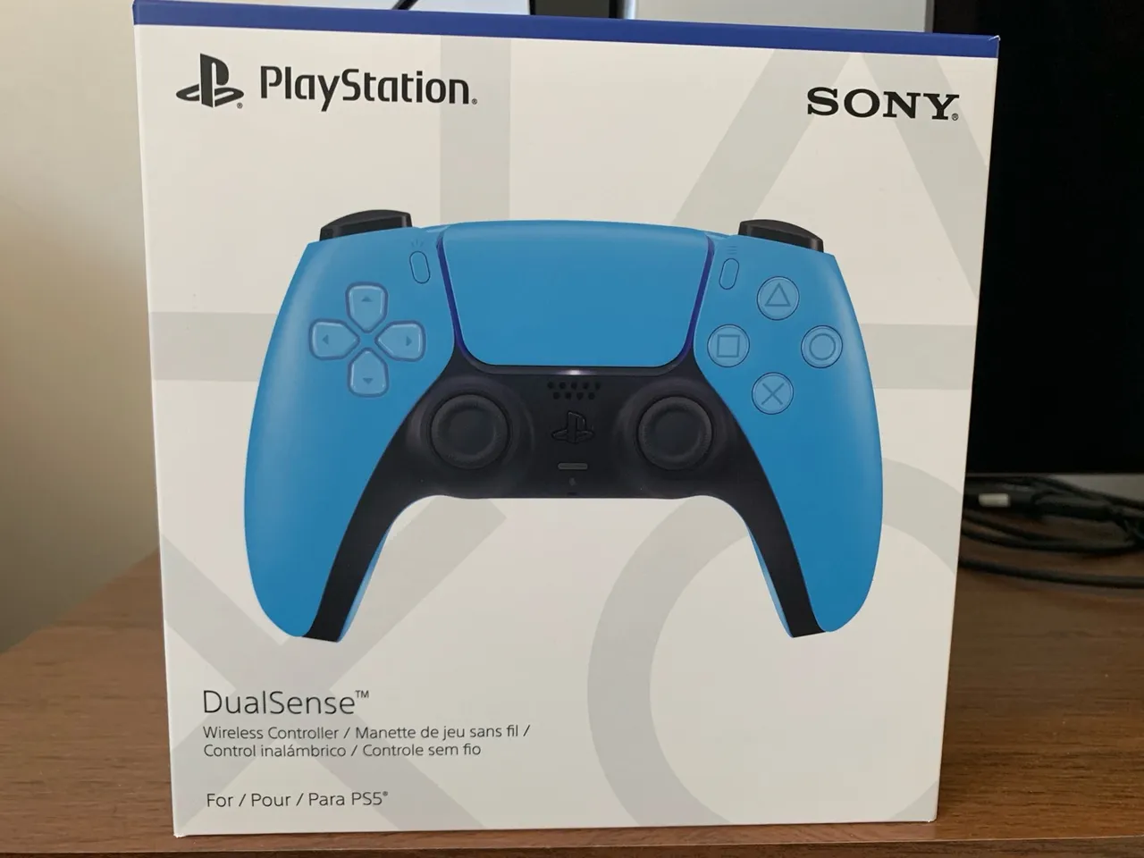 Controle DualSense Starlight Blue para PS5 - NOVO