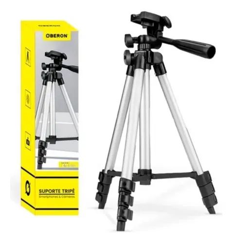 Tripé Para Celular e Câmera Universal Profissional 1,10m