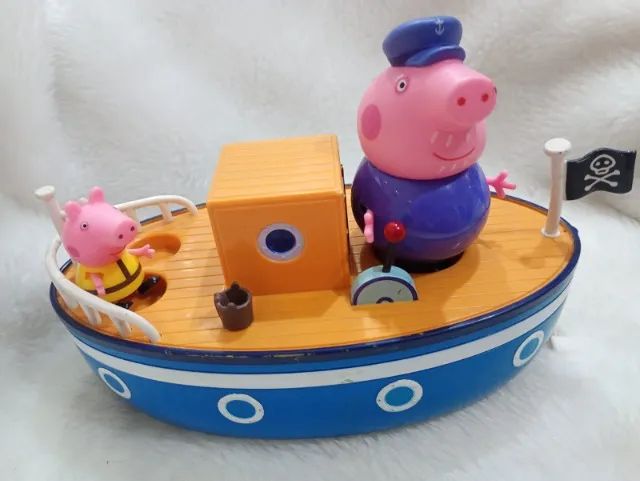 Barco do vovô pig, peppa pig, sunny original