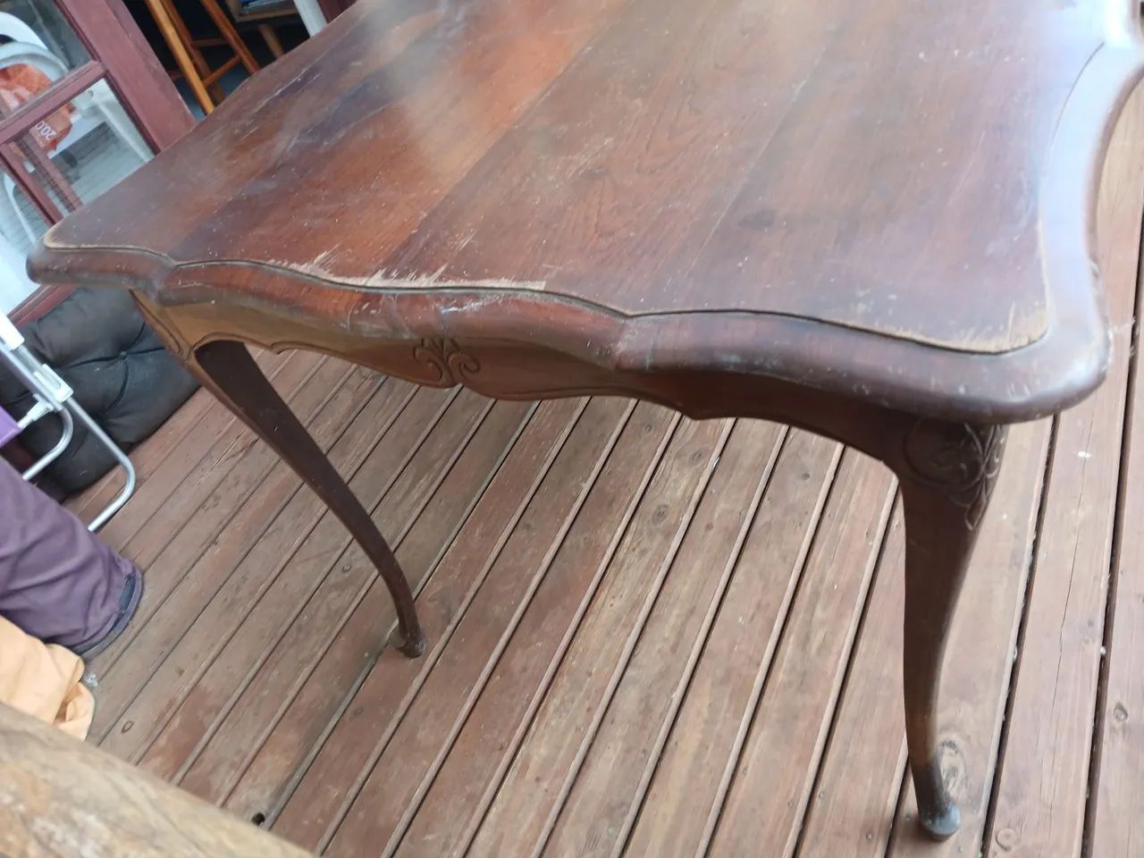 Vendo mesa de jantar antiga (década de 50) - Foto 5