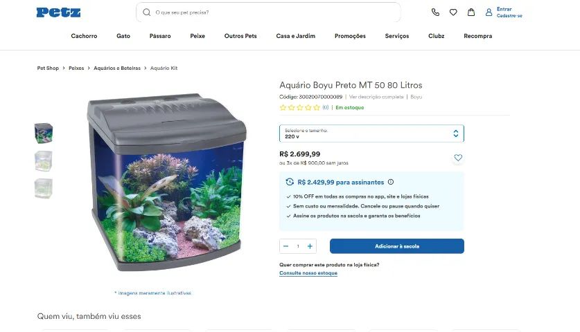 Aquário Completo JAD Boyu Mt 50 80 Litros Marinho Ou Doce - Foto 5