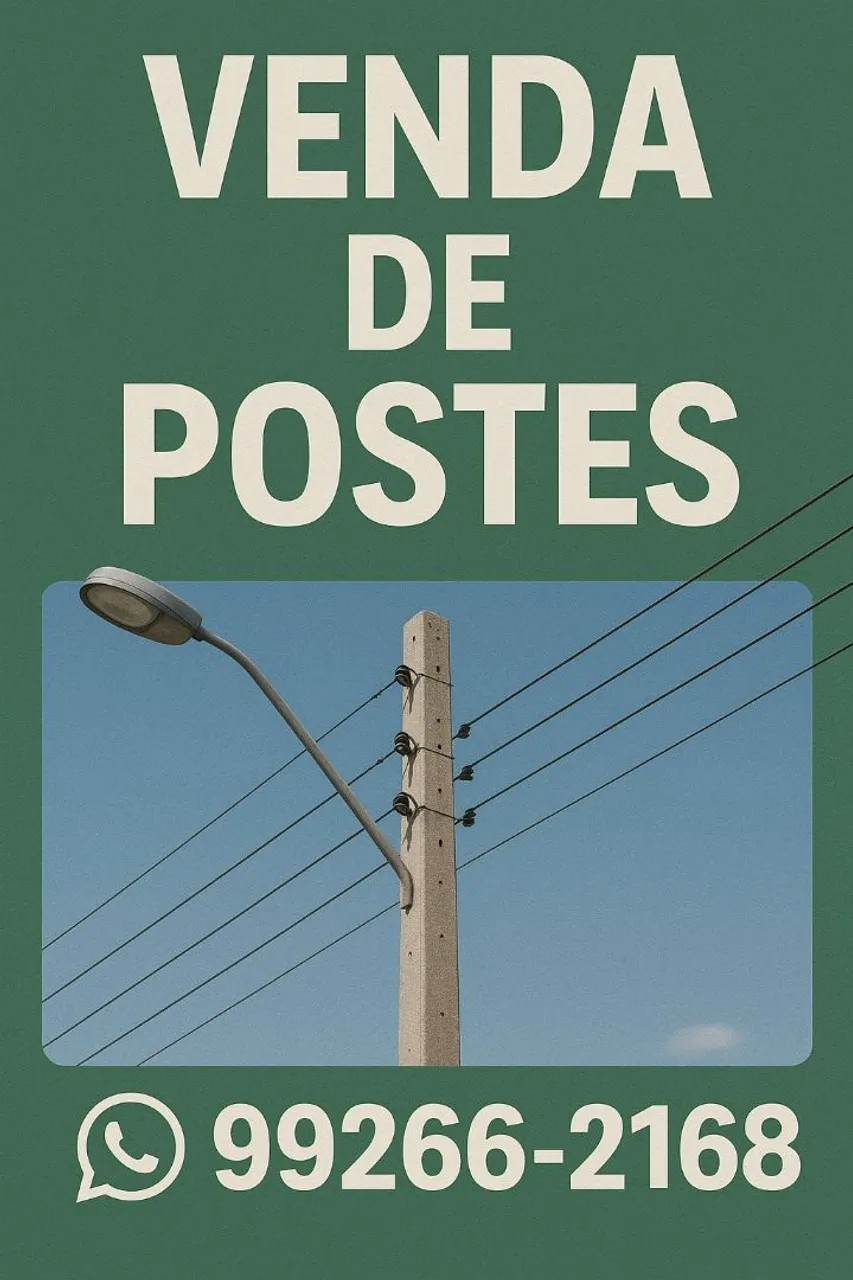 Venda de postes de concreto