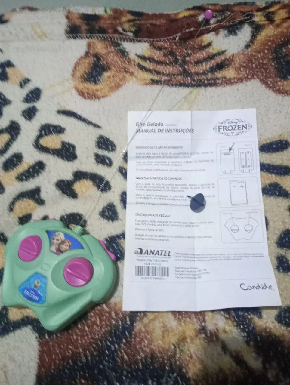 Brinquedo controle carro Disney Frozen Candide  - Foto 6