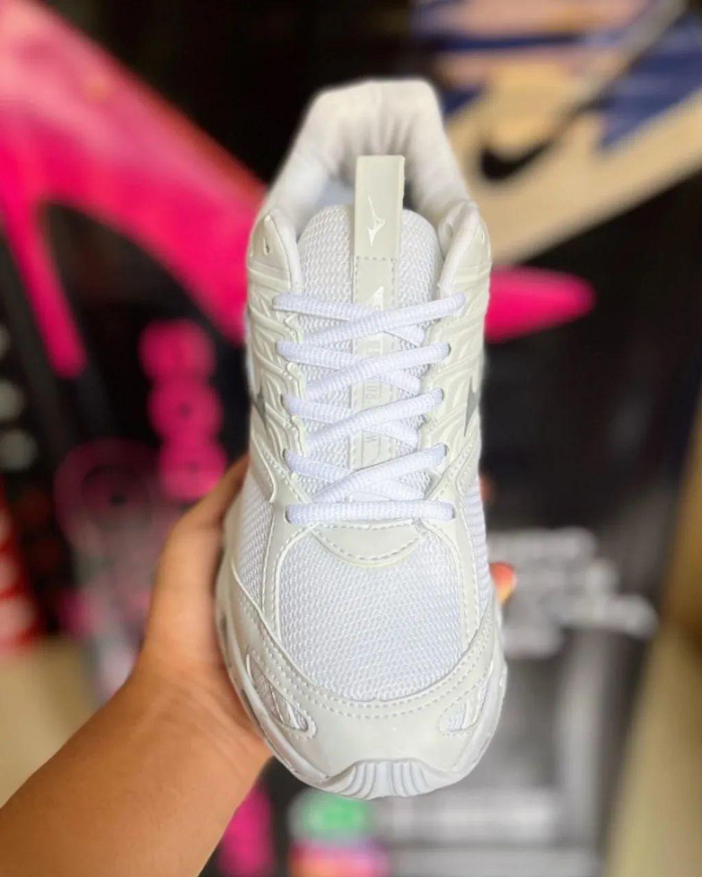 Tênis Mizuno Wave Prophecy branco Calçados Esportivos Jardim