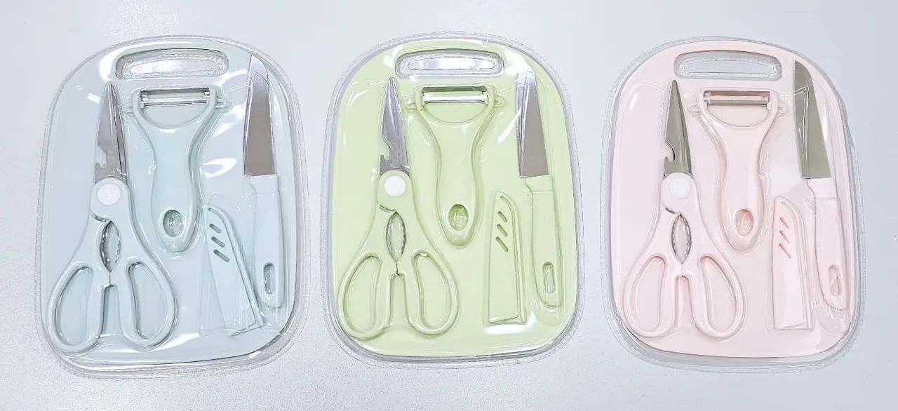 Conjunto de Talheres para Cozinha - 5 Peças - Novo