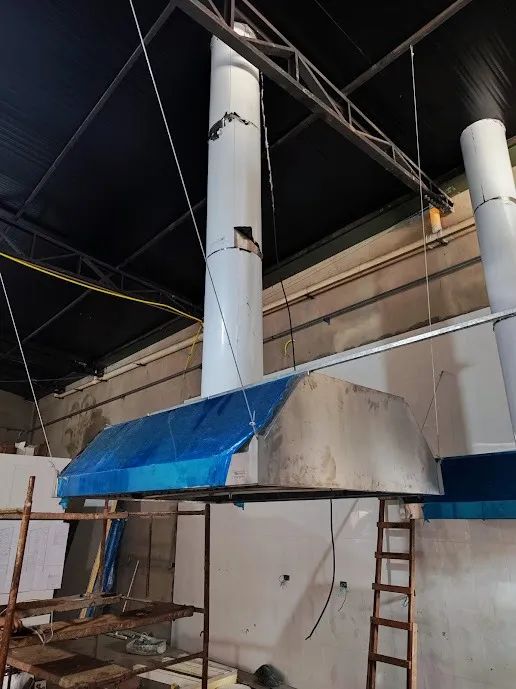 Coifa Industrial - Sistema Antivibração