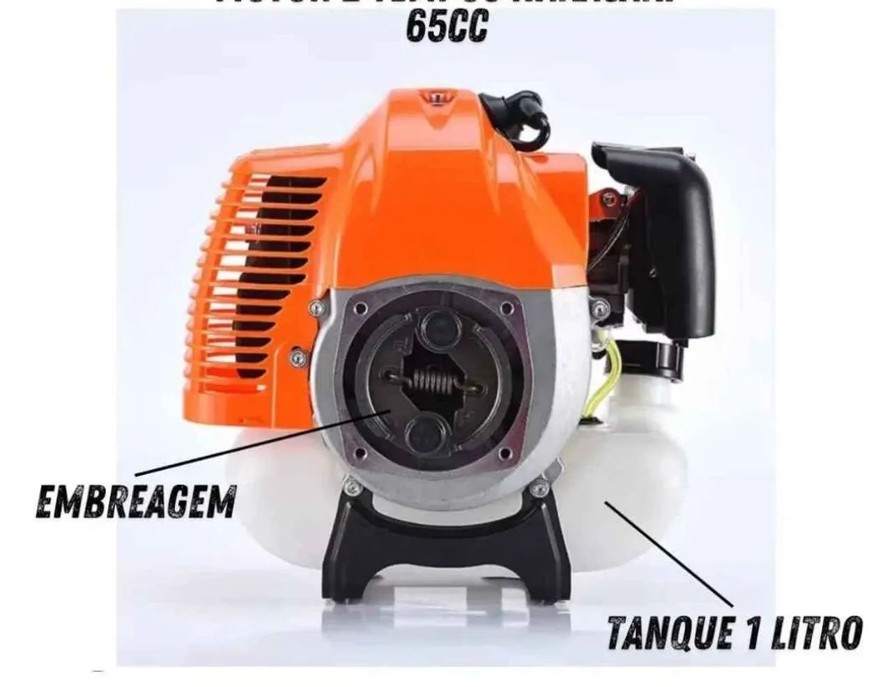 Roçadeira 65cc Profissional Completa - Foto 3