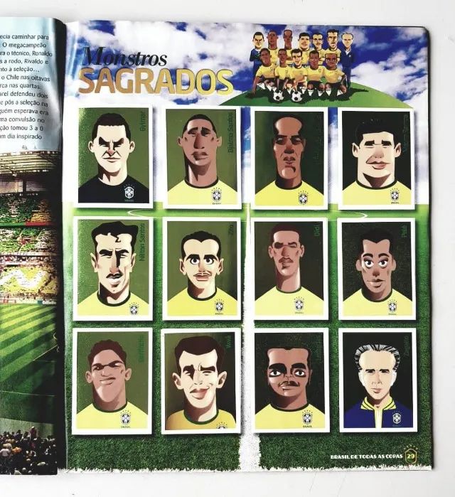 Colecionável - Álbum De Figurinhas - Brasil de Todas as Copas - Completo - 2014 - Foto 5