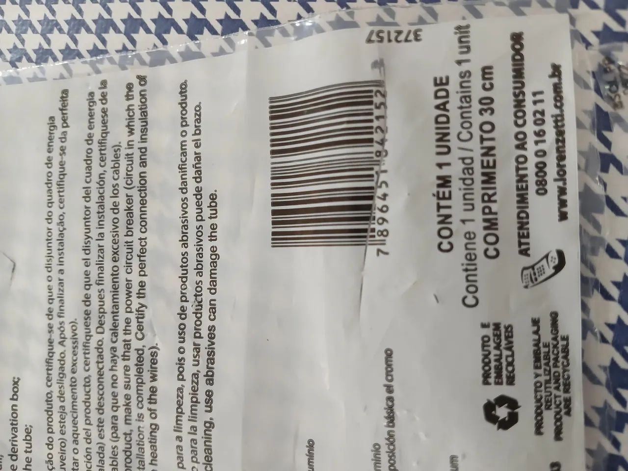 Cano para Chuveiro Lorenzetti com Fios Embutidos - Foto 4