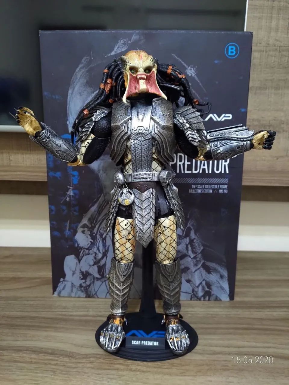 Predator scar avp Alien vs Predador 32cm - Hobbies e coleções