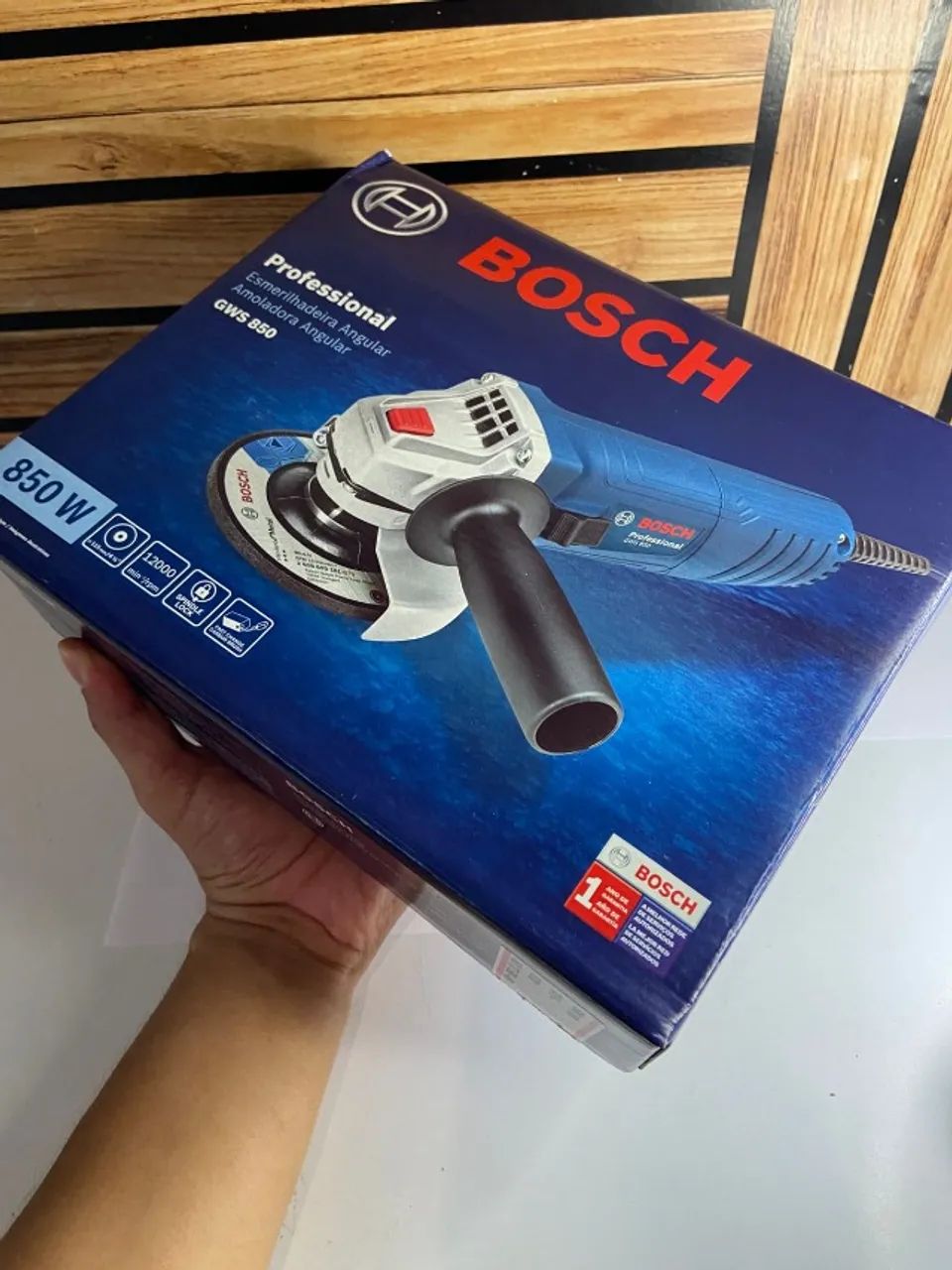 Esmerilhadeira Angular 850w Bosch - Foto 2