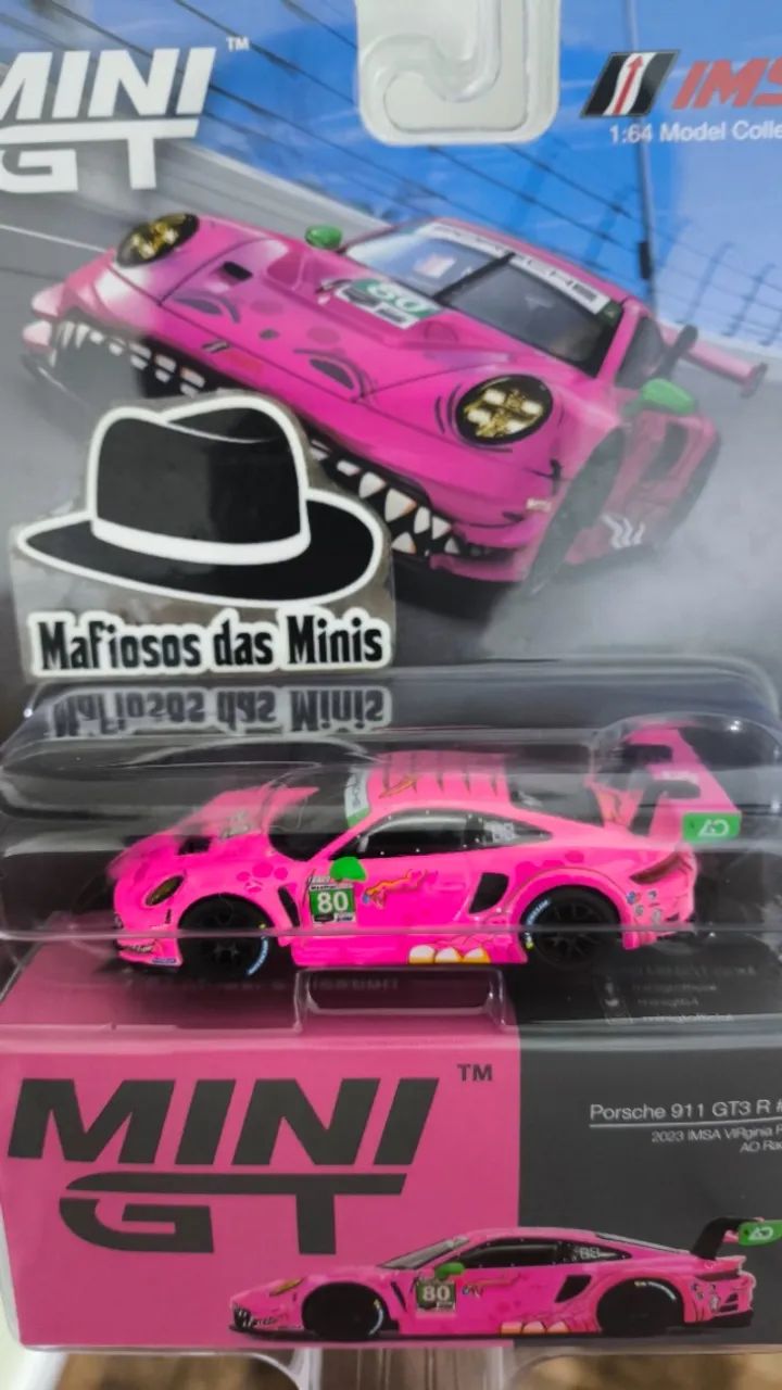 Mini GT Porsche 911 GT3 Rosa Roxy - Hobbies e coleções - São