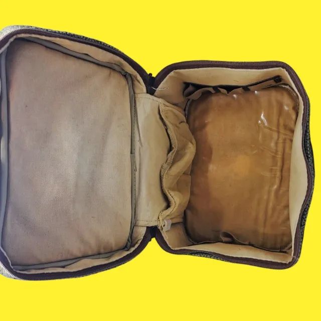 Frasqueira de Viagem Média com Alça (Bege) - Foto 5