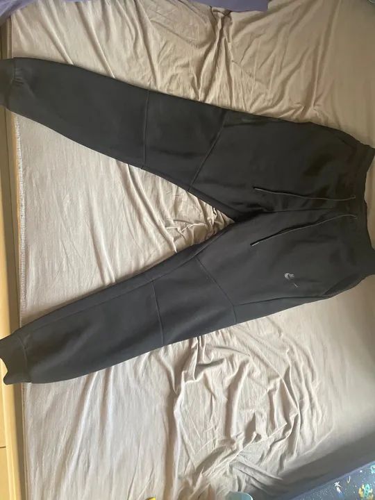 Conjunto Nike Tech Fleece Masculino Preto M - Foto 3