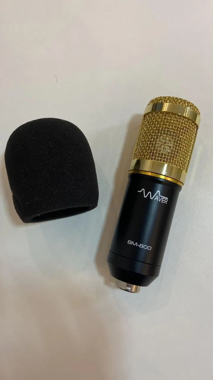 Microfone Condensador Bm800 Waver + acessórios  - Foto 2