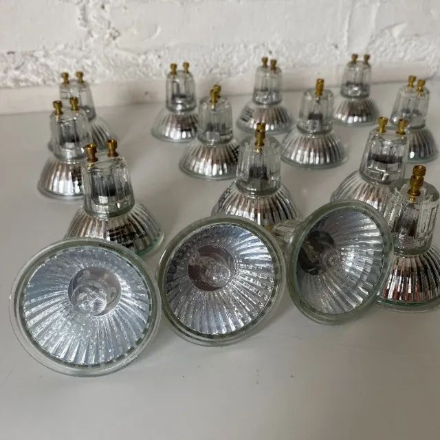 025 15 unidades Lâmpada halógena dicróica halopar Osram original 50W 220v dimerizável Gu10 - Foto 4