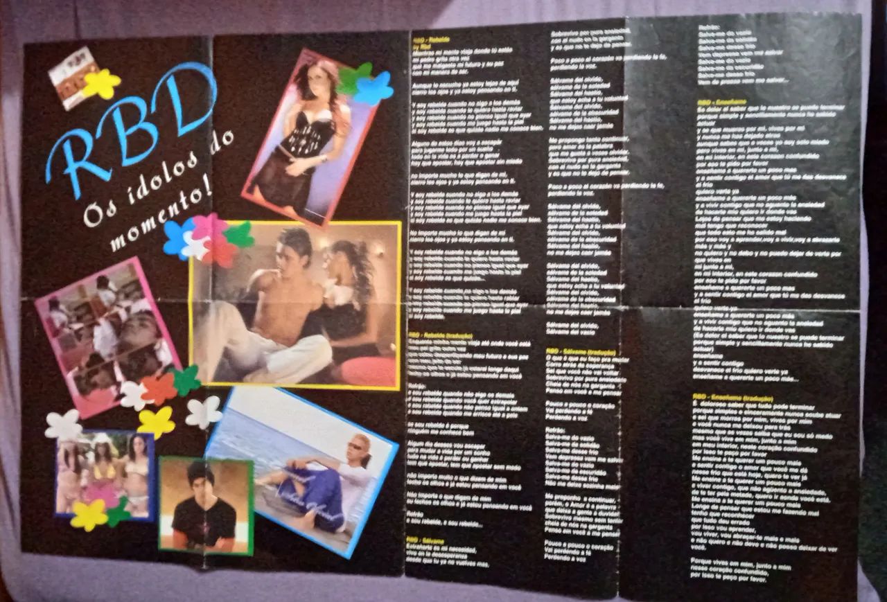 Lote com DVDs e pôsters RBD  - Foto 5