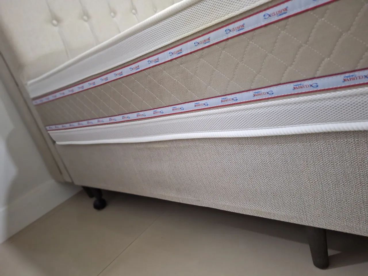Cama Box Casal king com Cabeceira - Foto 4