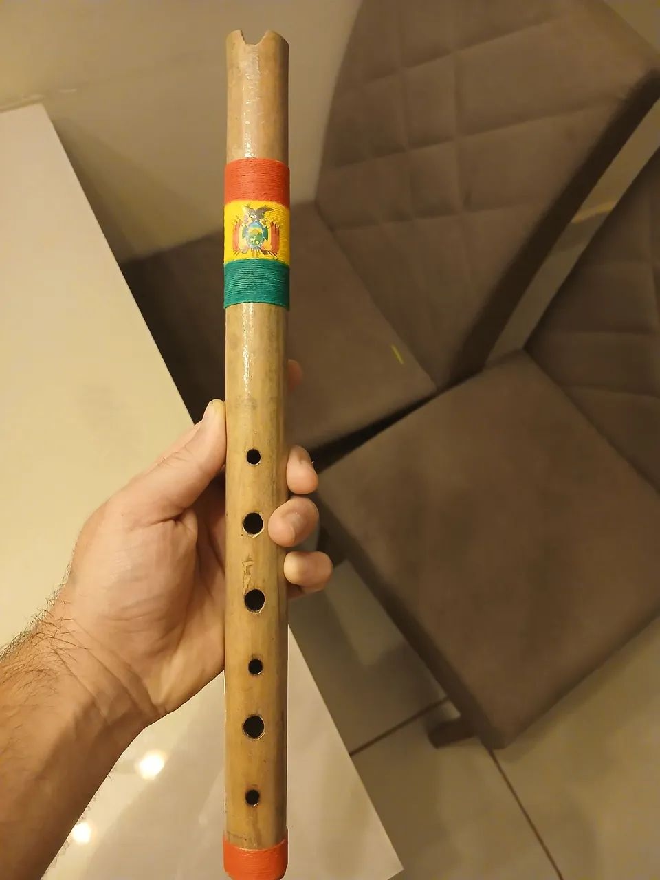 Flauta de bambú boliviana  - Foto 2