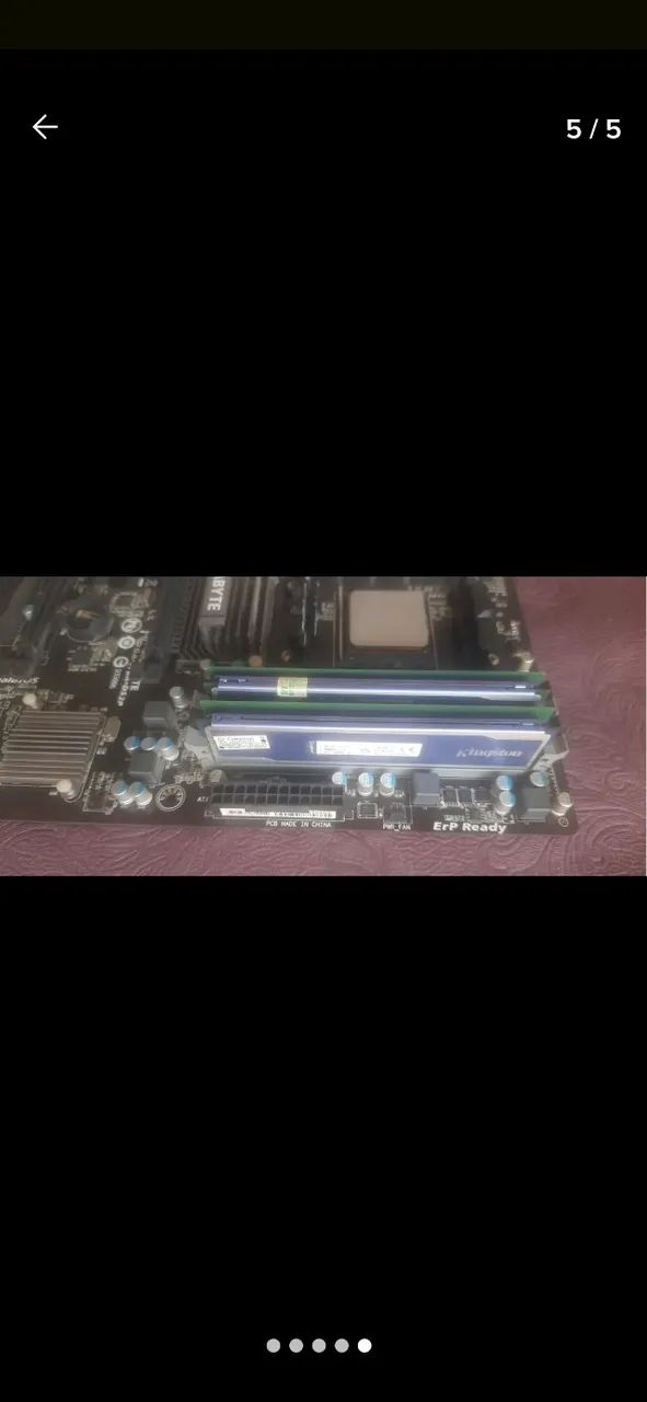Placa Mãe GigaByte GA970 DS3P+16gb RAM+FX8300 AM3+ - Foto 2