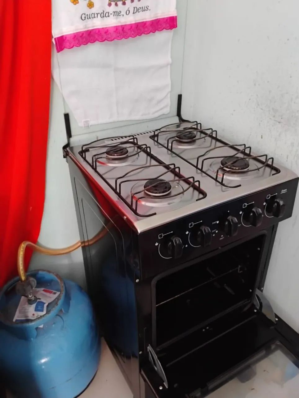 FOGÃO REALCE 4 BOCAS, SEMINOVO, SEM DEFEITO NENHUM, VALOR NEGOCIÁVEL  - Foto 3