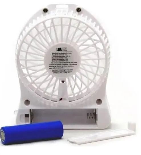 Mini Ventilador Portátil Recarregável Ls-902 Luatek Novo Loja Coimbra Computadores - Foto 2