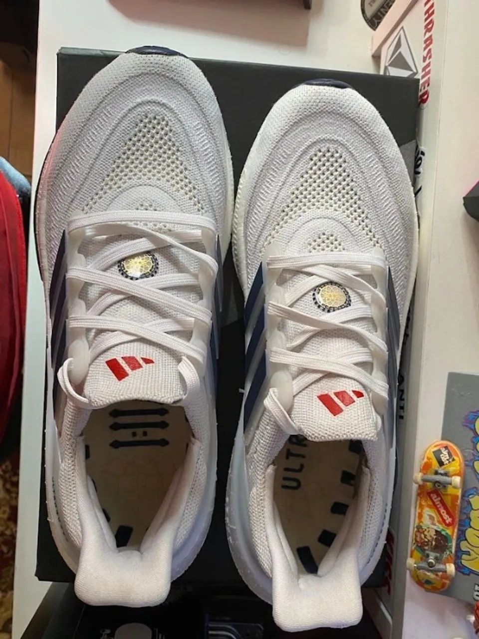 tênis adidas ultraboost light branco 41br - Foto 3