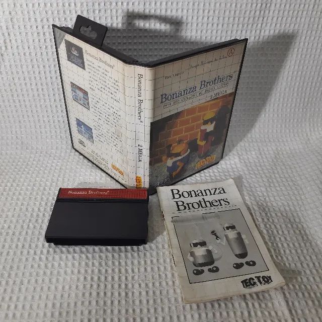 JOGO MASTER SYSTEM BONANZA BROTHERS CIB