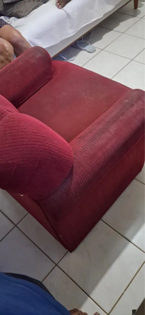 Poltrona - Vermelho - Foto 4