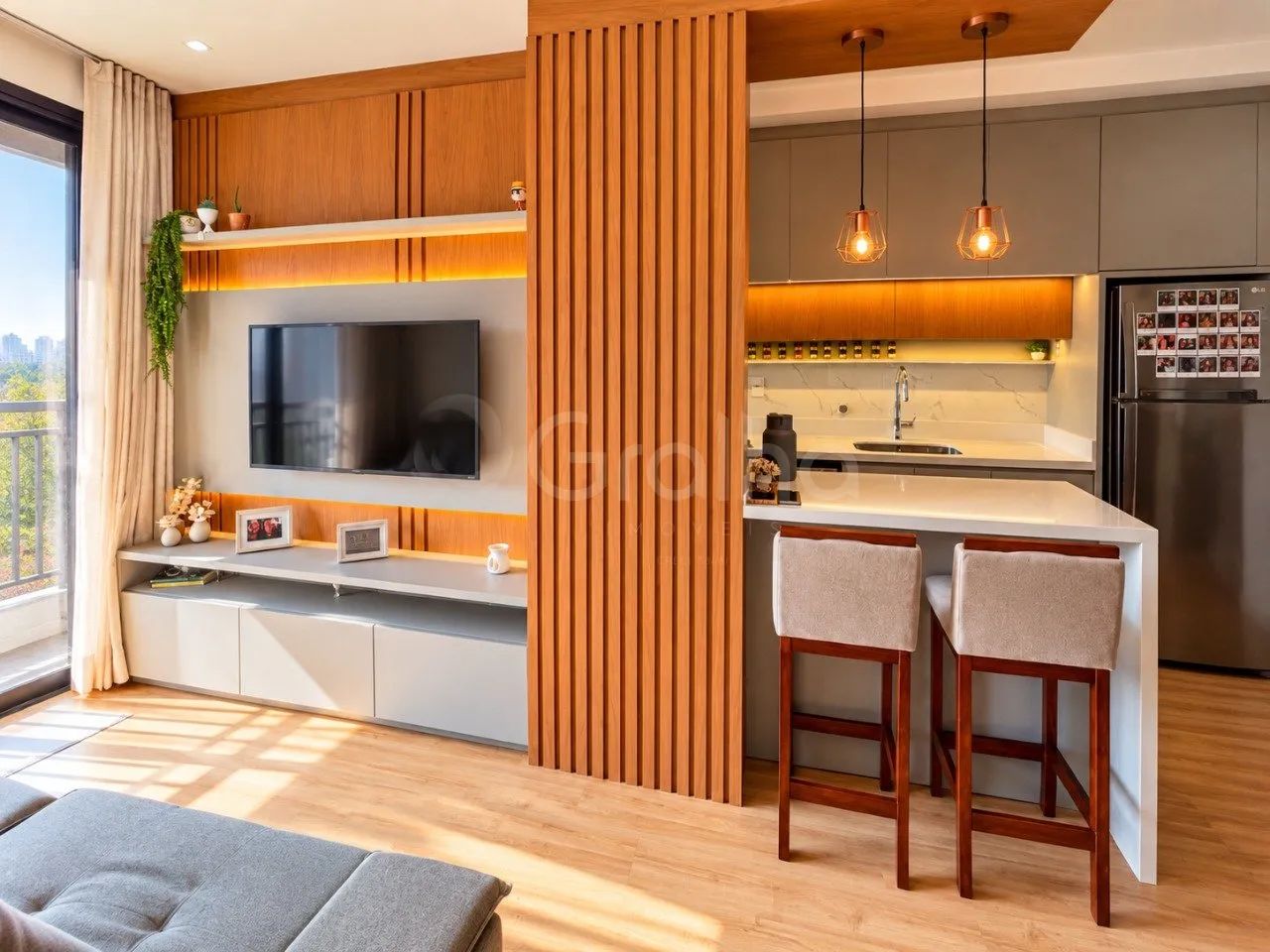 Apartamento de 69m² com 2 dormitórios em Coqueiros - Foto 2
