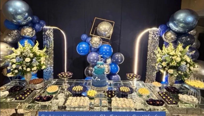 Decoração Com Globo Espelhado E Estrutura Quadrada  - Foto 5