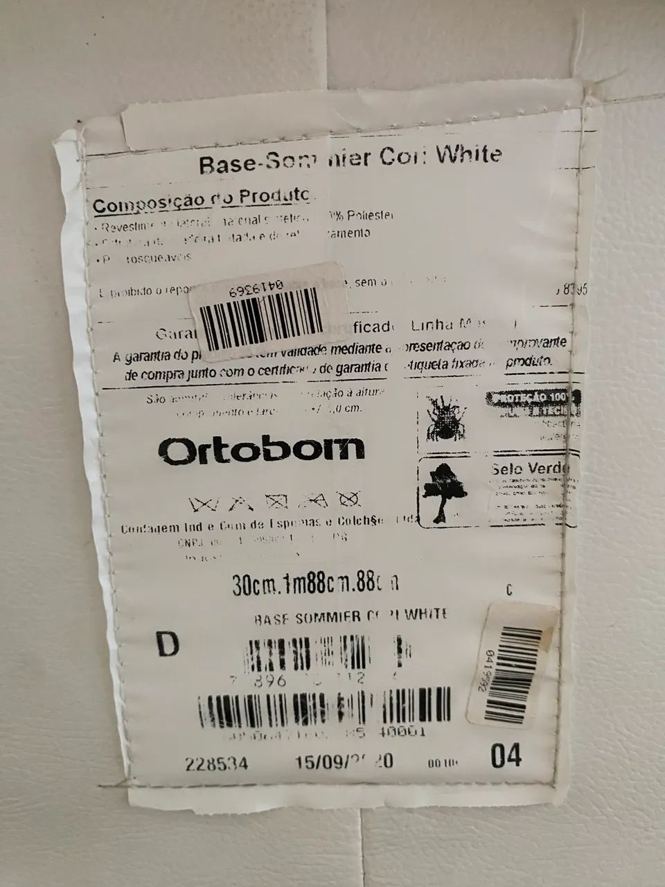 Base Box Ortobom Solteiro - Foto 3