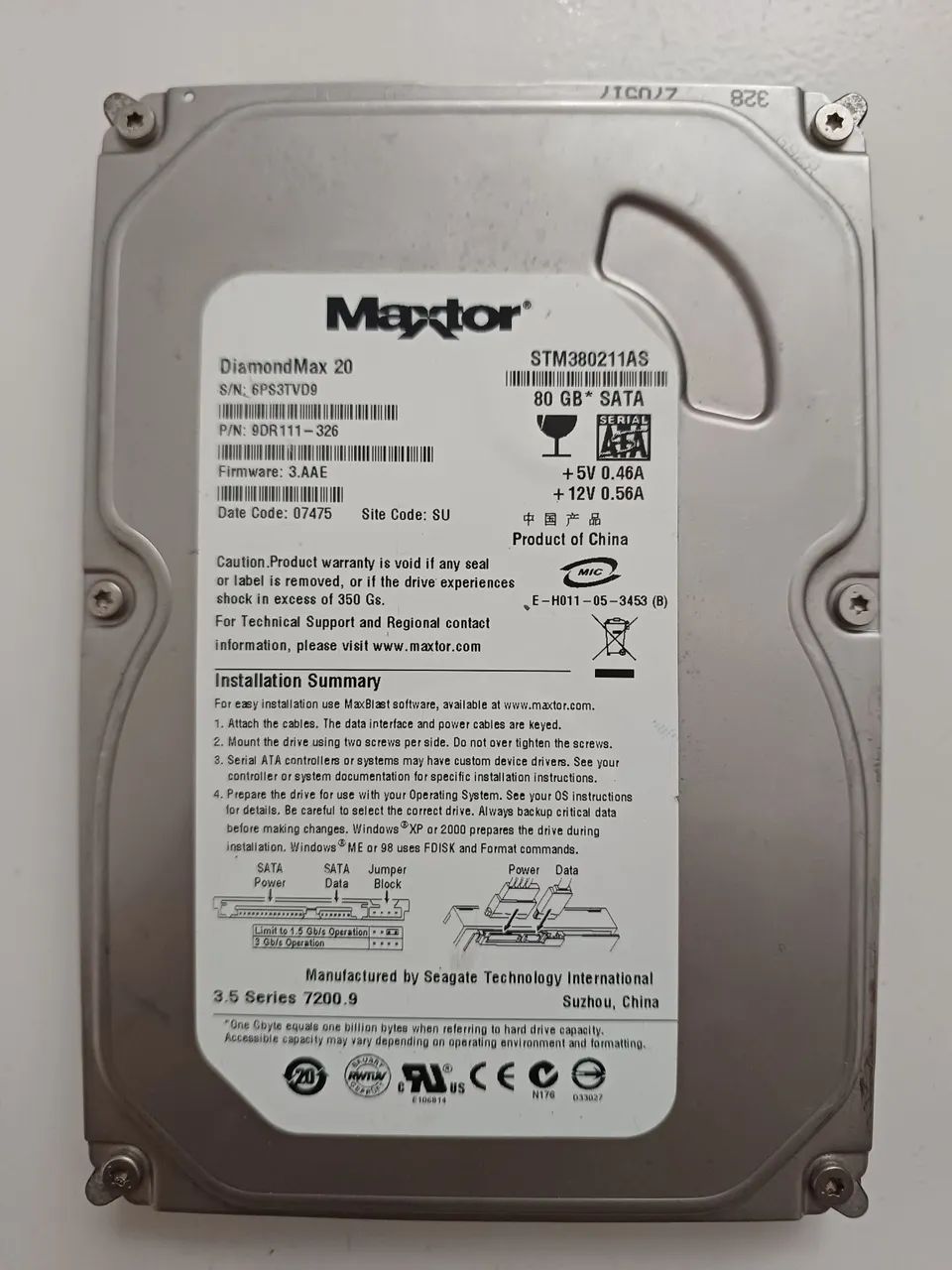 Hd maxtor 80GB 100% Saudável  - Foto 4