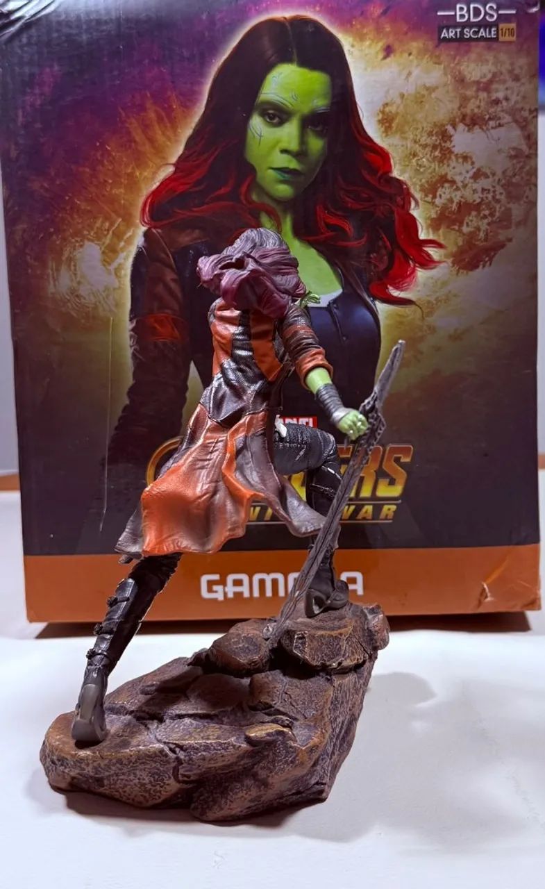 Gamora - Guerra Infinita - 1/10 Iron Studios - Foto 2