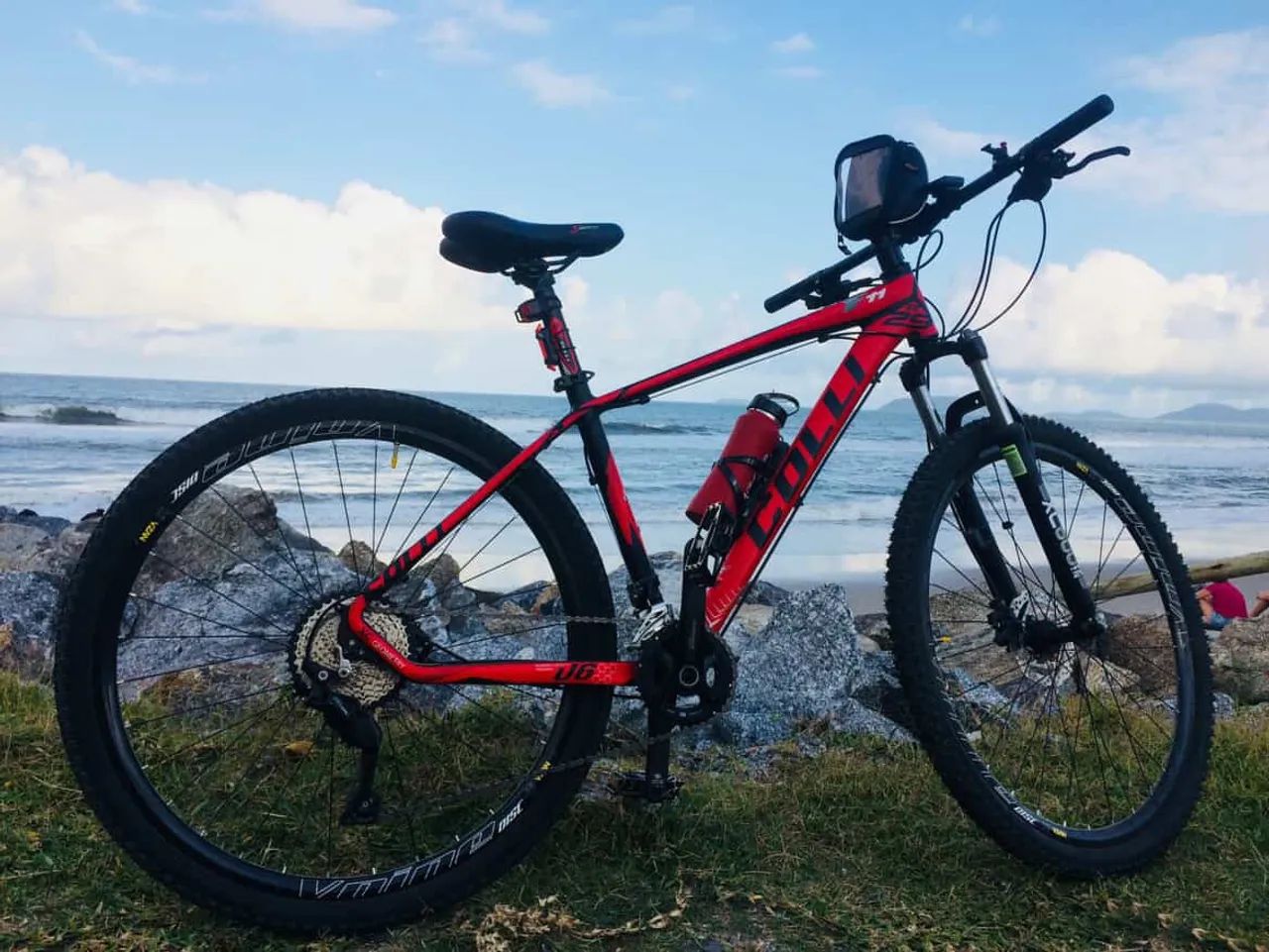 Bicicleta Colli aro 29 Shimano Deore e freios a disco - Foto 5