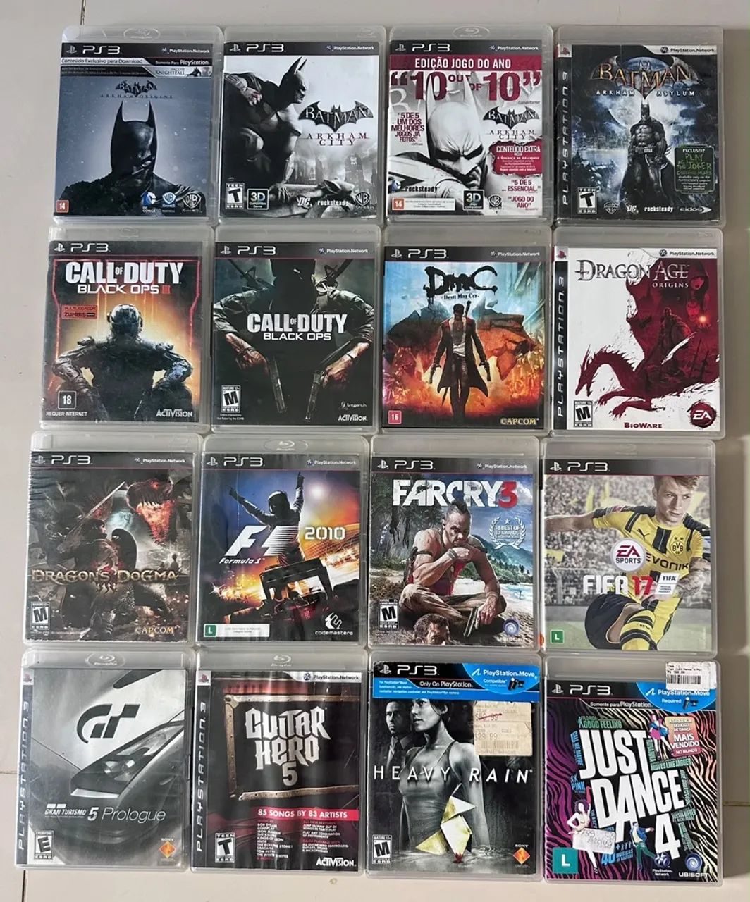 Jogos de PS3 - R$ 35 cada
