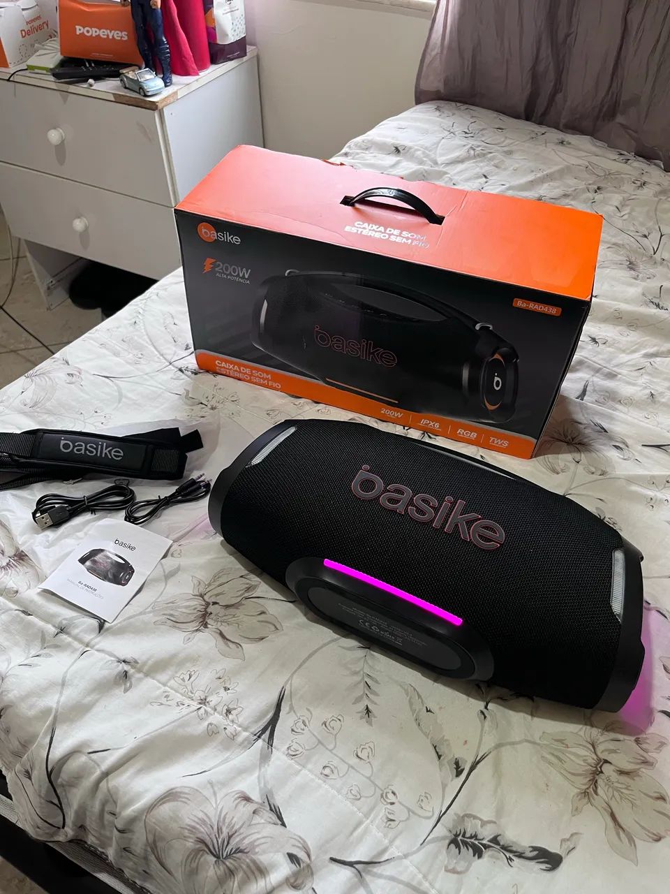 Caixa de Som Basike 200W 