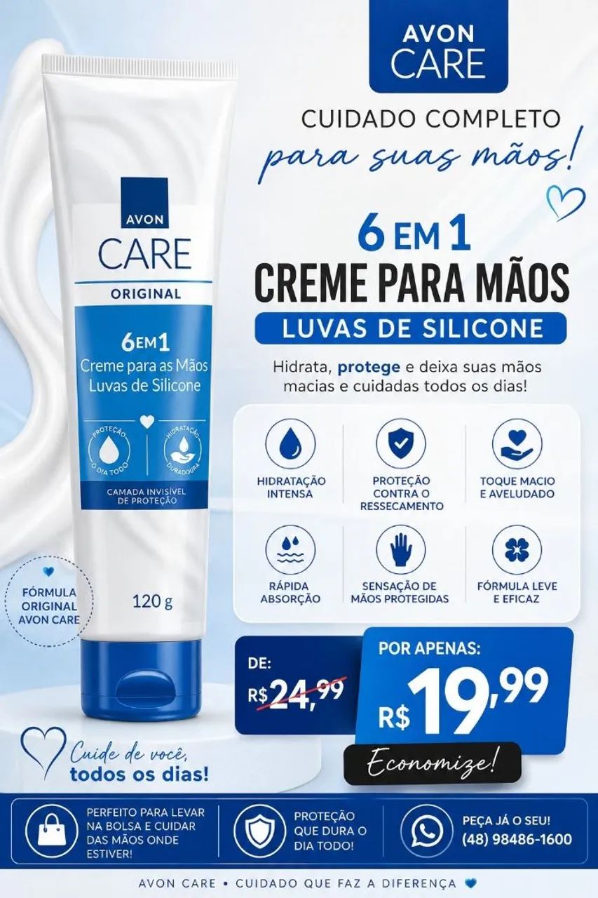 Creme para mãos e pés avon - Foto 2