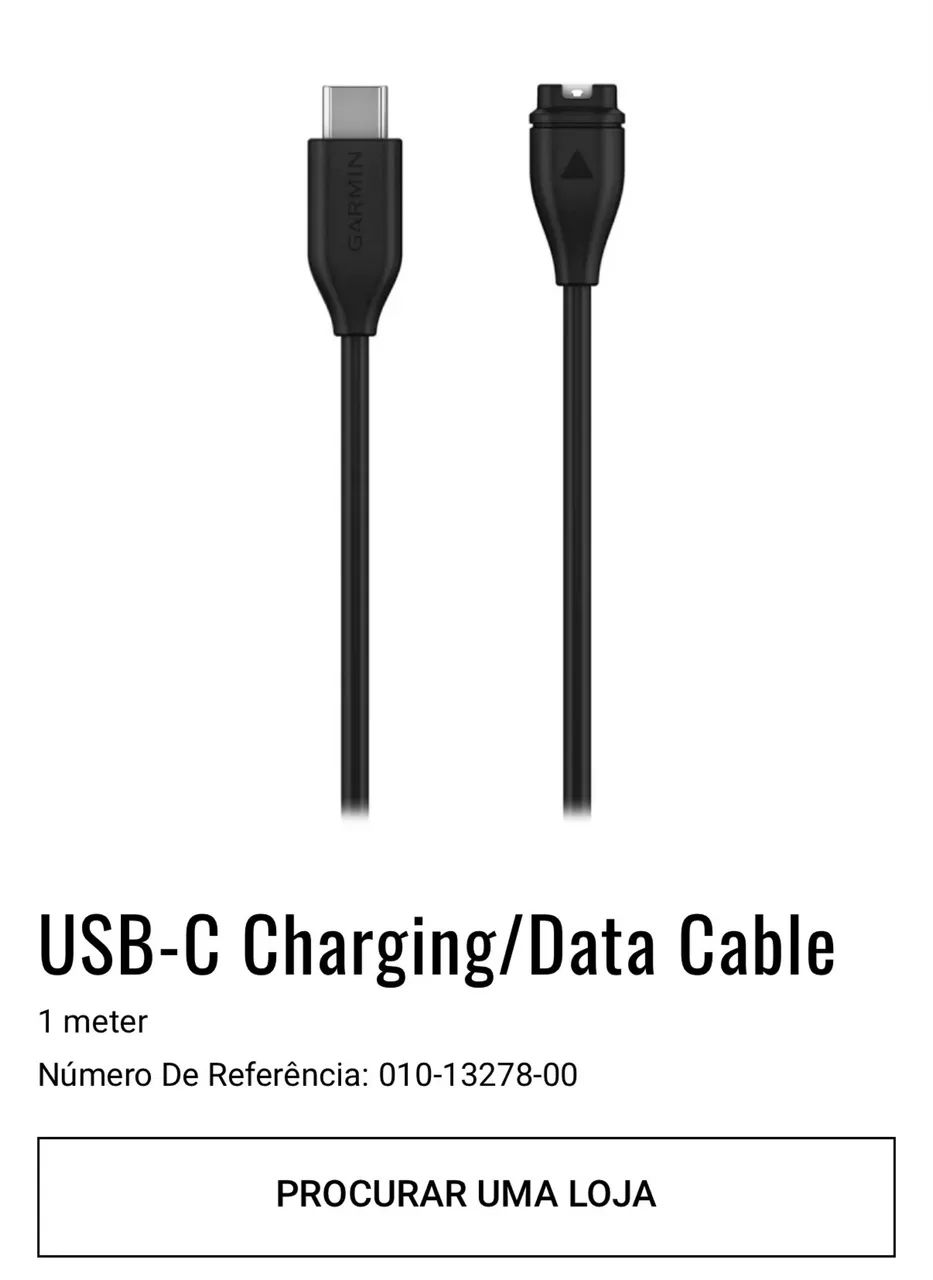 Cabo USB original Garmin tipo c  - Foto 2