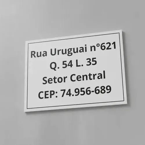 Placas com número de residência  - Foto 4