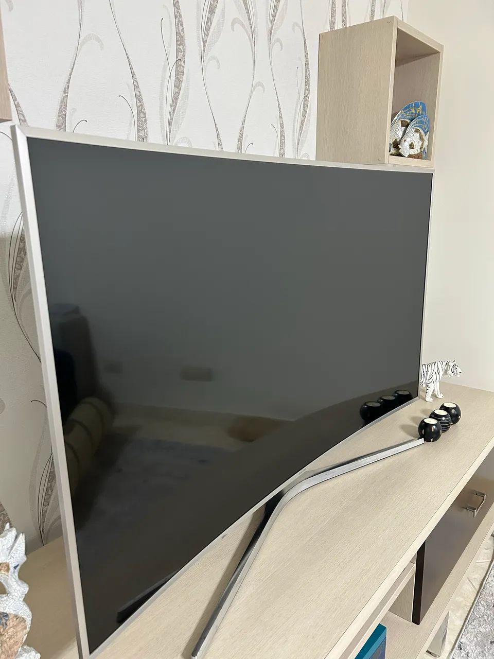 Tv Samsung 55 polegadas Tela curva ( curved) sem funcionar/queimada - Foto 3