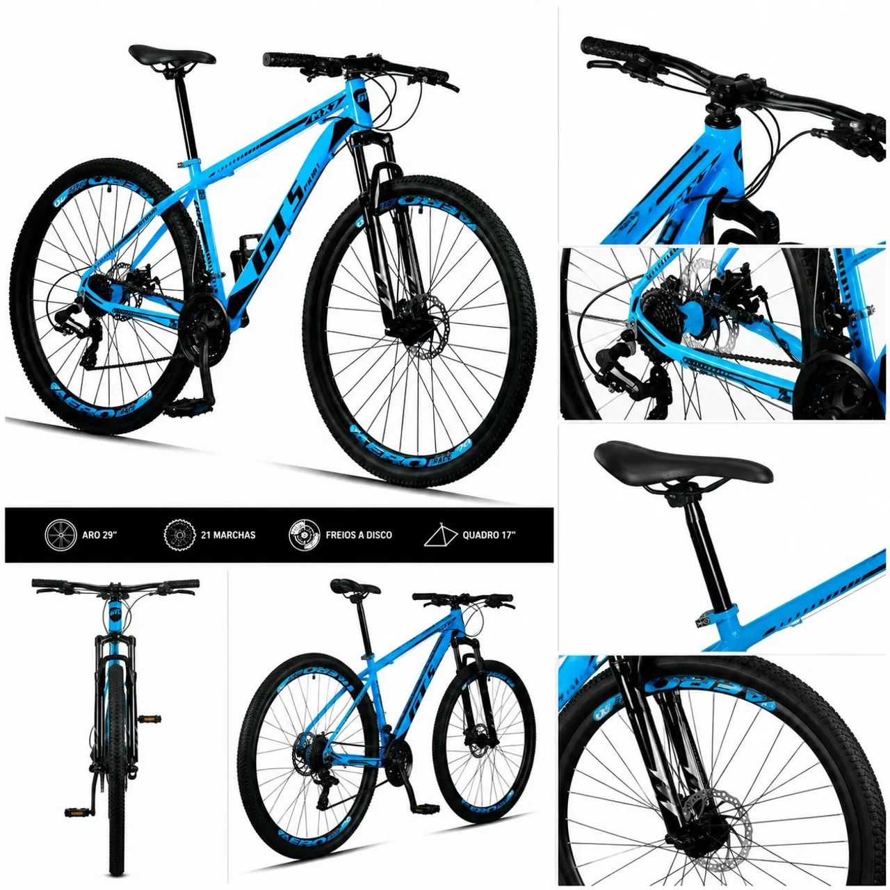 Bicicleta Aro 29 GT Sprint MX7 24V - Estilo e Performance! - Foto 2