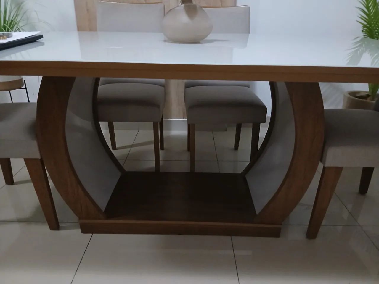 Mesa de jantar de madeira - Foto 5
